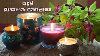 How To Make Scented Candles  DIY Aroma Candles  Small Business Ideas Ep 1 [upl. by Alimat]