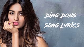 Ding Dong Song Lyrics Full Video Song  Javed  Mohsin  Munna Micheal  Amit Mishra  Antara Mitra [upl. by Gideon457]