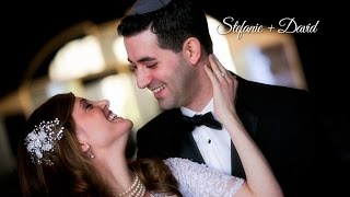 Stefanie and David  Jewish Wedding at Sephardic Temple in Cedarhurst NY  Expressions Cinema [upl. by Morty]