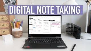 DIGITAL NOTE TAKING TIPS  OneNote  Handwriting [upl. by Nilrac]