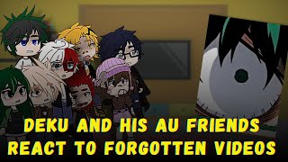 Deku and Class 1 AU Friends React to Forgotten MHA Videos  Gacha Edit [upl. by Doloritas]