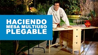 ¿Cómo hacer una mesa multiuso plegable [upl. by Ileyan]