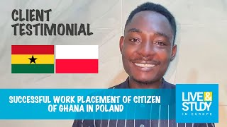 Citizen of Ghana in Poland  Polish Voivode Work Visa Received Job Vacancy Filled [upl. by Fidelis365]