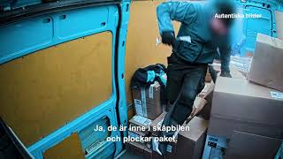 PostNord – Guldtjuvar slog till mitt på blanka dagen 3 minuter [upl. by Hudson]