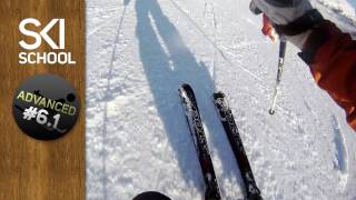 How to Pole Plant  Advanced Ski Lesson 61 [upl. by Ailongam]