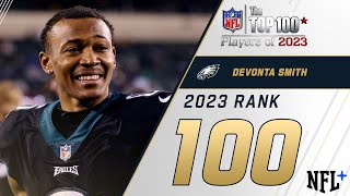 100 Devonta Smith WR Eagles  Top 100 Players of 2023 [upl. by Nnep]