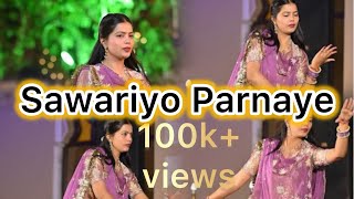 Ghoomar on Sawariya parnaye ft Tanisha Bhati♥️✨  rajputi dance [upl. by Lauretta63]