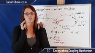 Sonogashira Coupling Reaction Mechanism [upl. by Drofyar]