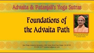 02 Swami Sarvapriyananda Foundations of the Advaita Path [upl. by Albarran]