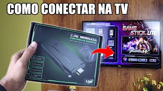 Como Conectar o Game Stick Lite 4k na TV [upl. by Cuthburt599]