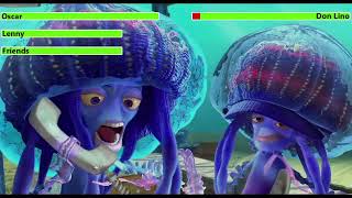 Shark Tale 2004 Final Battle with healthbars [upl. by Yttam]