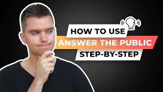 How To Use Answer The Public Tutorial [upl. by Sierra299]