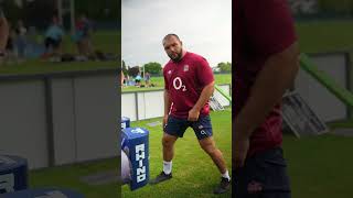 Rugby Scrummaging Tips with England Rugbys Ellis Genge  Umbro [upl. by Ylrebma]