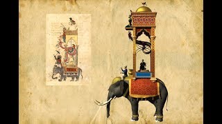 Animation of AlJazaris Elephant Clock 1001 Inventions [upl. by Drofdeb]