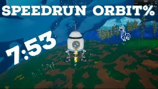 Breaking the 8 minute barrier  Astroneer Orbit speedrun 753 World Record [upl. by Ehlke]