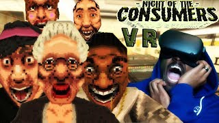 The Most ANNOYINGSCARIEST Customers EVER  NIGHT OF THE CONSUMERS VR Gameplay [upl. by Fassold598]