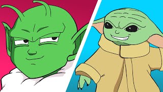 Dende vs Baby Yoda Rap Battle [upl. by Tteragram]