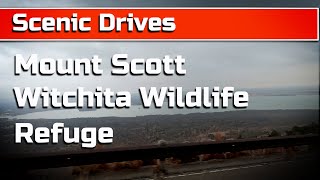 4K Mount Scott Wichita Mountains Oklahoma Scenic Drives Witchita Wildlife Refuge Scenic Drive [upl. by Verina870]