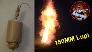 150mm Lupi  HUMMER SHELL  VUURWERK  FIREWORKS [upl. by Tybald260]