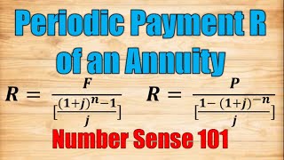 Periodic Payment of an Annuity [upl. by Laflam]