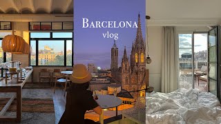 바르셀로나 vlog I 첫 스페인 여행 그래서 더 꼼꼼하게 준비한💛•인생샷 100장 콜론 호텔•꿀대구 맛집•해변 구경•숙소 예약 TIP [upl. by Sisxela]