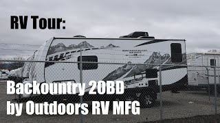 RV TOUR Backcountry Series Mountain TRX 20BD from Outdoors RV Manufacturing [upl. by Dworman]