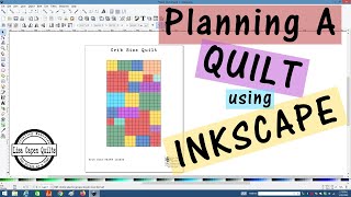 Lets Plan A TShirt Quilt Using INKSCAPE  LIVE Tutorial [upl. by Mersey]