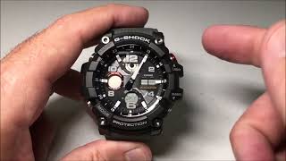 Casio GShock Set Home Location GSG1001A8 [upl. by Eannej]