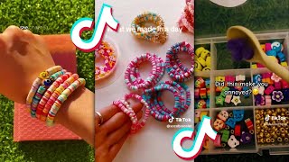 💕Clay Bead Bracelet TikTok Compilation 🎗️ Making Bracelet Edits 244 [upl. by Suiluj432]