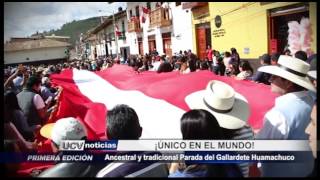 Huamachuco Ancestral y tradicional Parada del Gallardete [upl. by Felise]