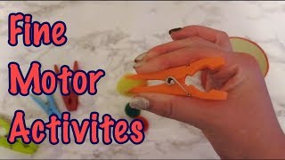 Fine Motor Activites [upl. by Nnyleuqaj]