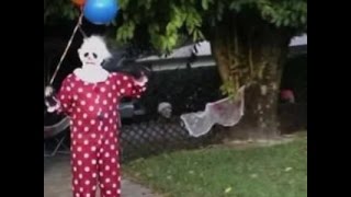 SCARY CLOWN SIGHTINGS COMPILATION OCTOBER 2016 [upl. by Icak]