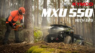 KYMCO MXU 550 EPS  The Perfect Agricultural ATV [upl. by Eiboj]