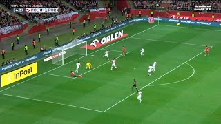 Cristiano Ronaldo Goal Vs Poland vs Portugal 02 Highlights  UEFA Nations League 202425 [upl. by Gentry535]