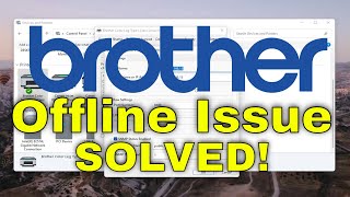 How to Fix Brother Printer is Offline Issue Guide [upl. by Morette]