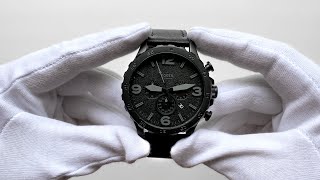 Fossil Nate Chronograph JR1354 Unboxing [upl. by Claudina]