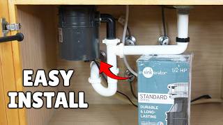 How To Replace A Garbage Disposal  InSinkErator Badger 5 Series [upl. by Koby282]