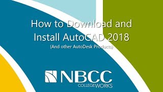 Download and Install AutoCAD 2018 [upl. by Grinnell]