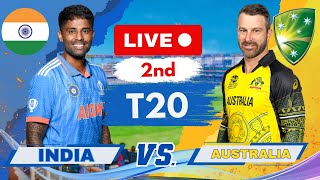 🔴 Live India vs Australia 1st T20 Match  Live Cricket score and commentary  IND vs AUS Live match [upl. by Nodrog263]