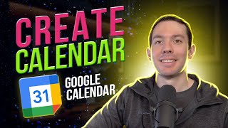 Creating and customizing a new calendar  Google Calendar [upl. by Labinnah]