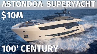 10000000 ASTONDOA 100 CENTURY SuperYacht WALKTHROUGH Yacht with SPECS Outtakes at the End [upl. by Eadnus]