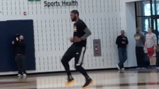 Kyrie Irving Running Man Challenge [upl. by Orsa]