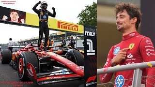 Gp Italia 2024  Leo Turrini e la vittoria di Charles Leclerc a Monza  Zona Cesarini Rai Radio 1 [upl. by Naruq689]