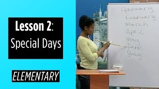 Elementary Levels  Lesson 2 Special Days [upl. by Larner]