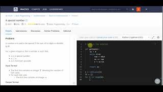 Hackerearth A Special Number Problem  Solution [upl. by Atneciv434]