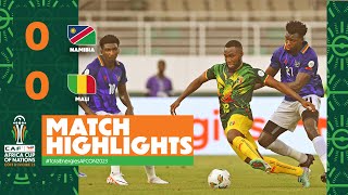 HIGHLIGHTS  Namibia 🆚 Mali TotalEnergiesAFCON2023  MD3 Group E [upl. by Mae]