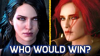 Who Would Win Triss VS Yennefer  The Witcher 3 [upl. by Yarezed]