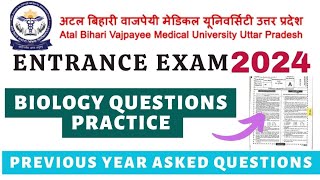 Bsc Nursing Entrance Exam Questions Papers  Bsc Entrance Exam 2024 Biology questions practice [upl. by Hogle]