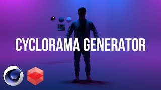 Cyclorama Generator Tutorial  Set Designer for C4D [upl. by Aeli]