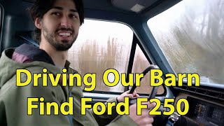 Driving our Restored 1986 Ford F250 [upl. by Bronson]